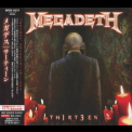 Megadeth - Th1rt3en (Warner-Roadrunner, WPCR-14211, Japan) '2011